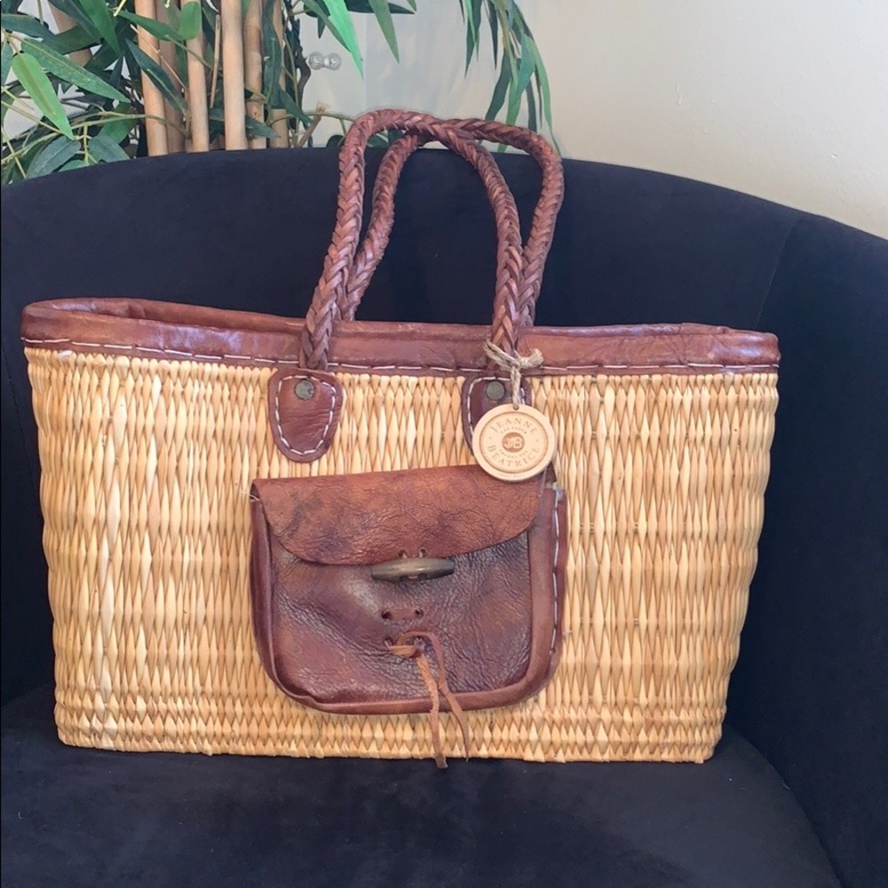 Jeanne Beatrice Woven Tote